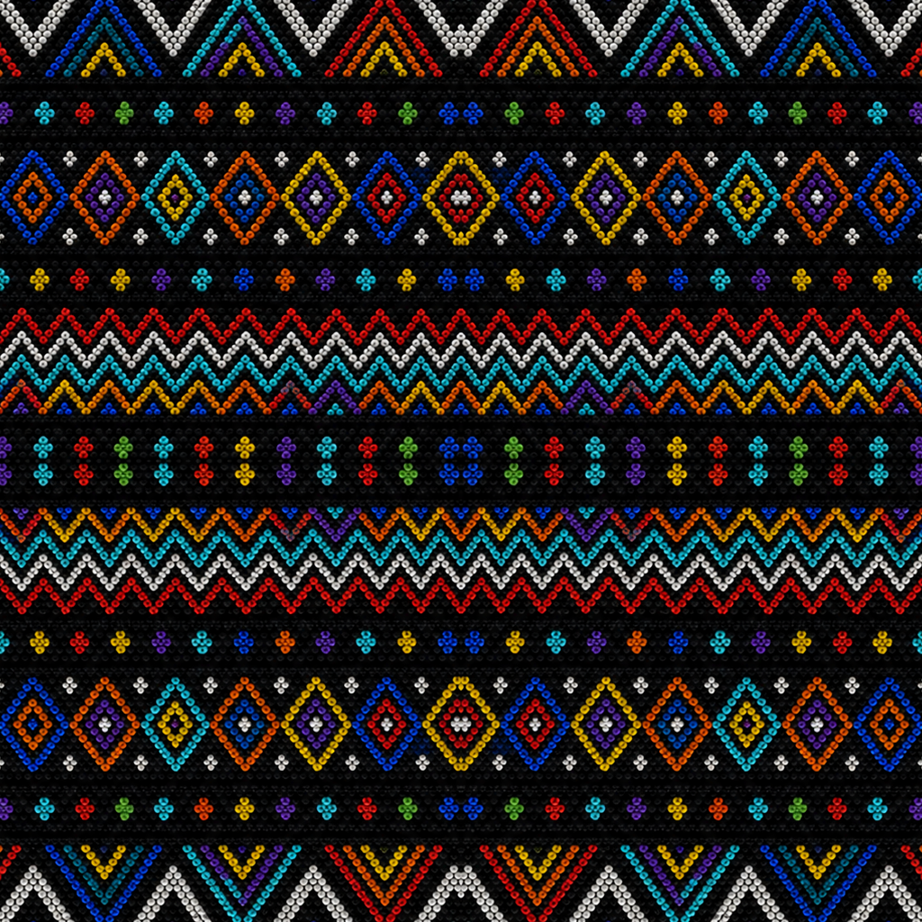 Zulu beadwork-inspired detail
